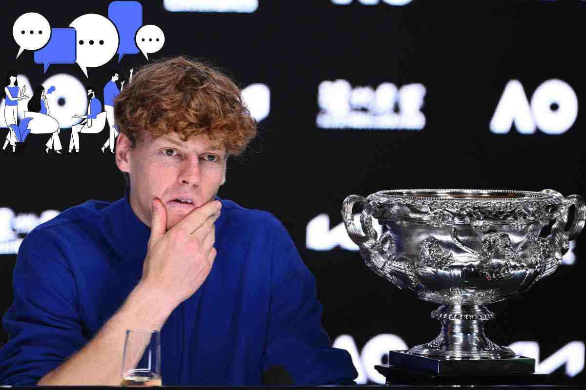 Jannik Sinner in conferenza stampa